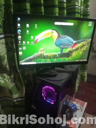 Core i5 6th generation Ram 8GB HDD 256GB Monitor 20
